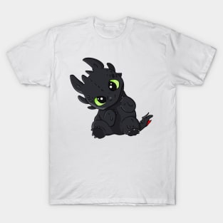 Cute dragon baby, Toothless How to train your dragon, night fury T-Shirt